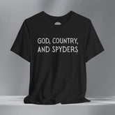 God, Country, & Spyder  Crew Neck TShirt